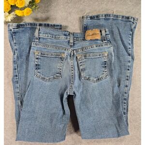Levi Strauss Y2K Signature Girls 10 Regular Low Rise Flare Jeans Denim Stretch